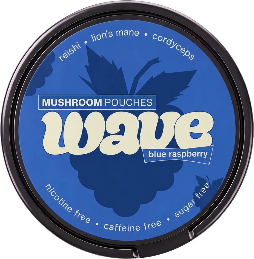 Dóza WAVE Blue Raspberry shora.